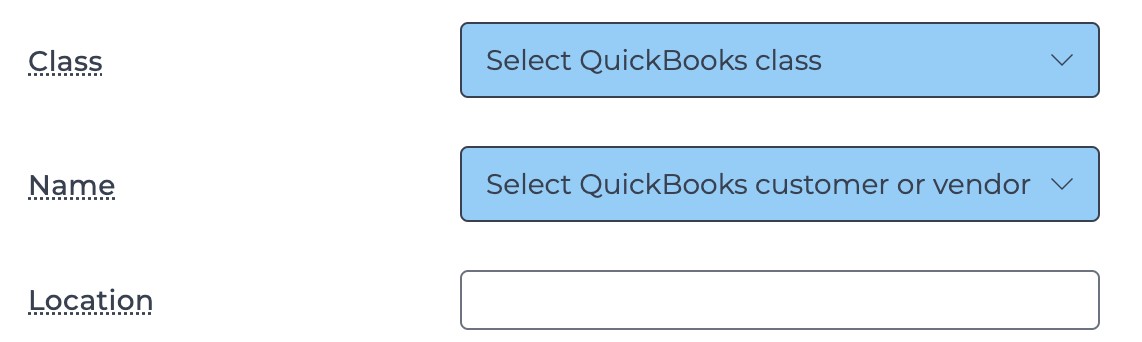 Journal Entry Settings for QuickBooks