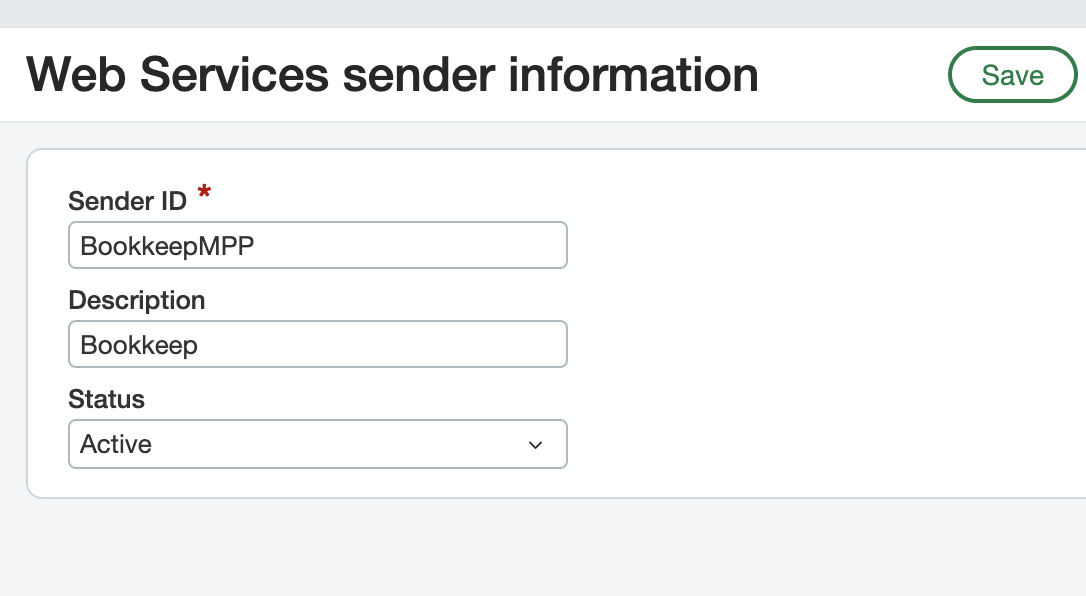 Intacct web services user information