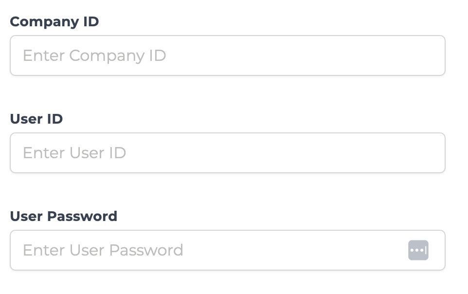 Bookkeep connect to Sage Intacct data input