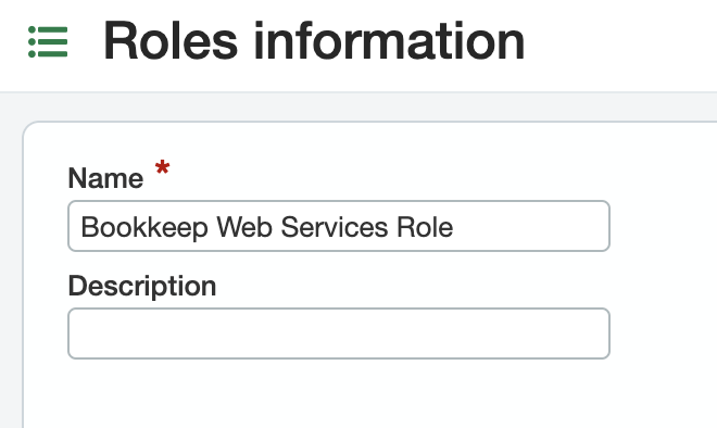 Intacct Company Admin Roles info