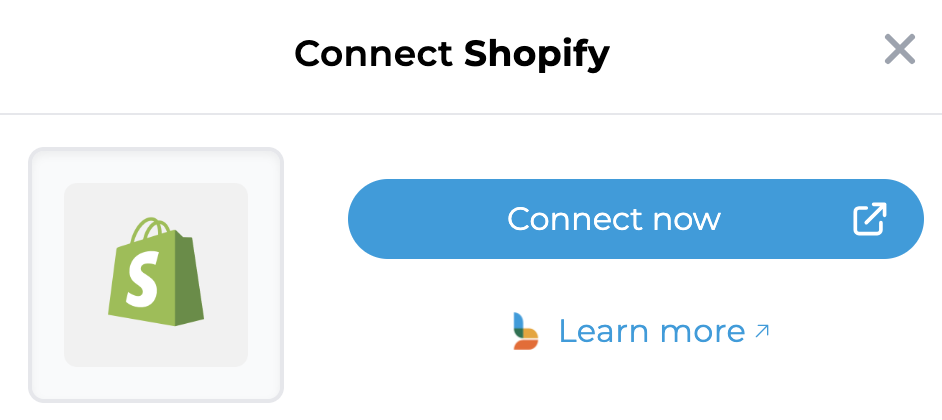 Enter the myshopify domain for the store