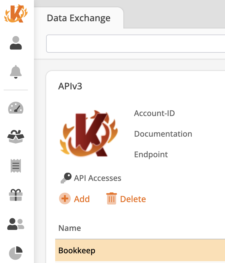 Add Bookkeep to API v3 section