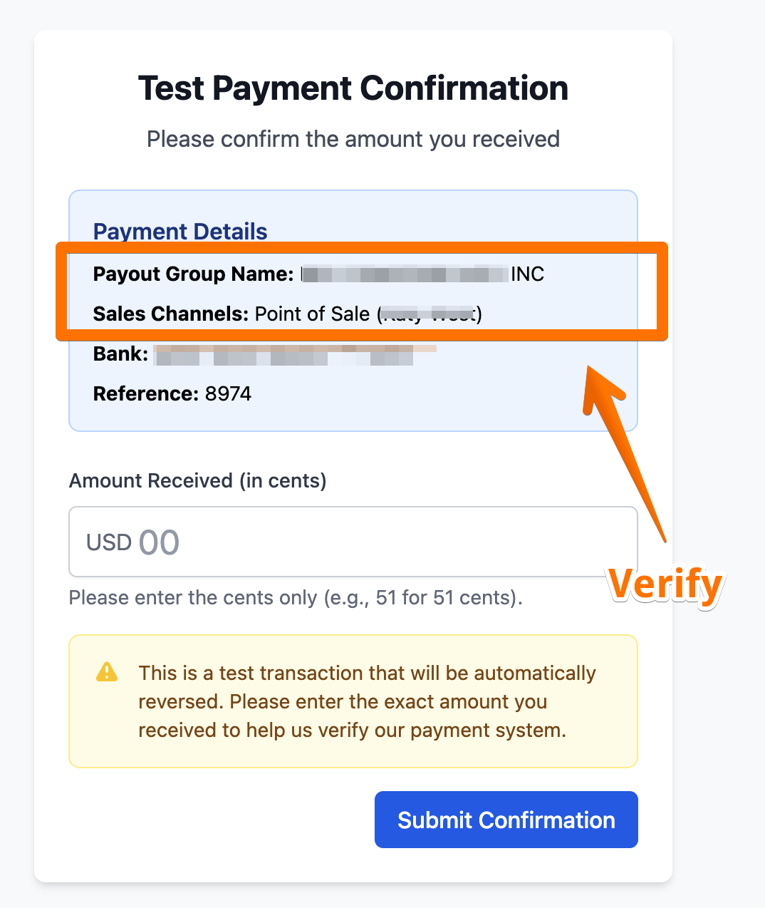 Verify location name